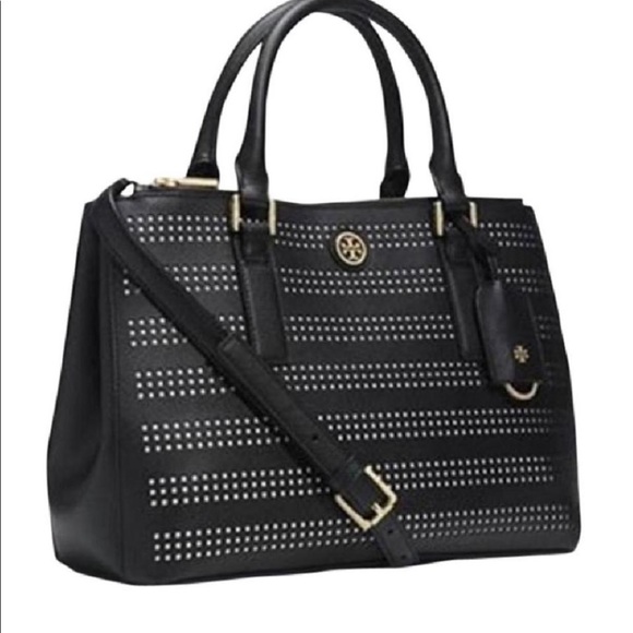 Tory Burch Handbags - Tory Burch Robinson Mini Double Zip Tote Handbag